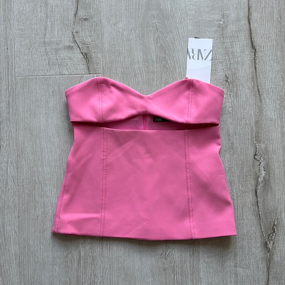 Strapless Top from Zara